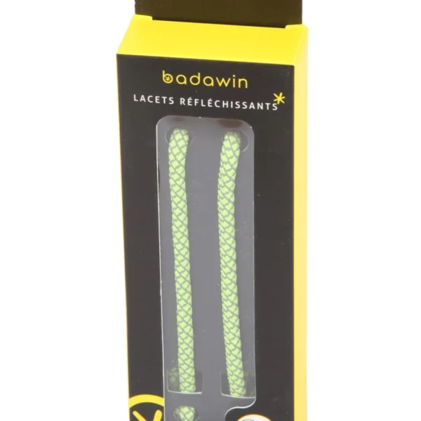 Lacets réfléchissants vélo jaune