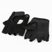Gants de cyclisme sans doigts noirs pour vélo urbain