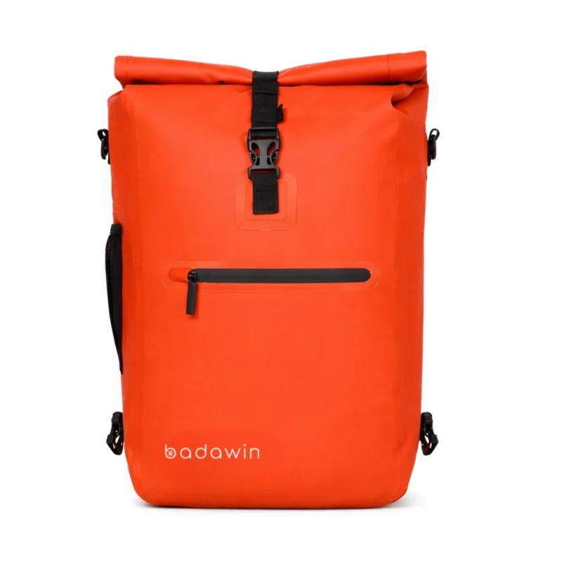 Sac de vélo imperméable Badawin. Modèle Ali rouge