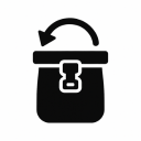 Icône fermeture enroulement