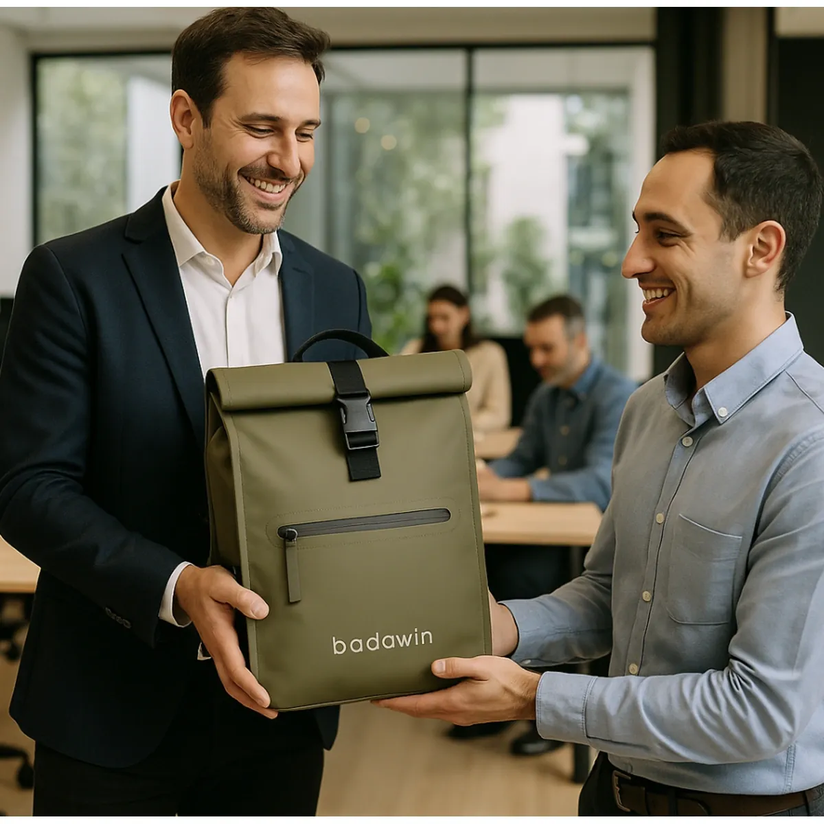 Remise de dotations Badawin lors d’un événement entreprise