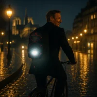 Sacoche de vélo arrière 3-en-1 porté de nuit