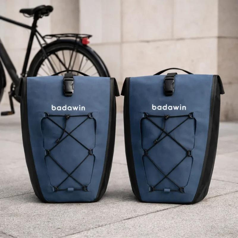 Lot de 2 sacoches vélo Hind bleu Badawin