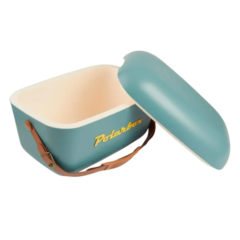Intérieur de la glacière Polarbox Marine 20L avec couvercle ouvert